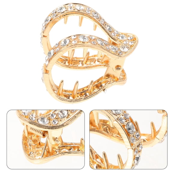 FOMIYES Accesorio Para Metálico Dorado Con Para Coleteros Y Recogidos