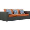 thumbnail image 3 of Modway Sojourn 3 Piece Outdoor Patio Sunbrella® Sectional Set in Canvas Tuscan, 3 of 6