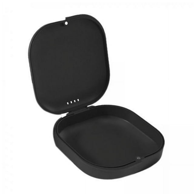 Estuche de retenedor,Caja de retenedor Contenedor Protector bucal duradero,Estuche para dentadura postiza Almacenamiento de aparatos ortopédicos portátiles con tapa,Estuche de protector bucal