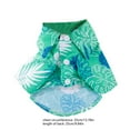 thumbnail image 3 of PRETXORVE Home Decor, Room Decor, Dog Hawaiian Palm Shirt Dog Summer Clothes Breathable Shirt for Small and Medium Dogs Summer Outfit, 3 of 6