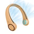 thumbnail image 1 of CIVPOWER Ventilador de cuello: Ventilador portátil sin aspas recargable con refrigeración personal para el cuello, manos libres, 3 velocidades, batería de 4000 mAh, diseño de auriculares portátiles op, 1 of 5