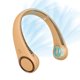 thumbnail image 1 of CIVPOWER Ventilador de cuello: Ventilador portátil sin aspas recargable con refrigeración personal para el cuello, manos libres, 3 velocidades, batería de 4000 mAh, diseño de auriculares portátiles op, 1 of 5