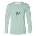 thumbnail image 4 of Generic Men's Trendy Valentines Day T-Shirt Cute Love Heart Graphic Basic Sweater Funny Crew Neck Muscle Pullover Tops, 4 of 4