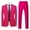 001 Hot Pink, variant on Mens Suits Regular Slim Fit Suit Set One Button Blazer Jacket Pants Tuxedo Set for Party Wedding Business Prom