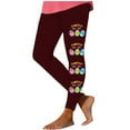 thumbnail image 4 of YANHAIGONG Happy Easter Leggings for Women High Waisted ,Women Summer Easter Egg Leggings Plus Slim Outfits Sport Elastic Pants for Running Cycling Yoga, 4 of 5