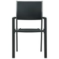 thumbnail image 3 of vidaXL 5 Piece Garden Dining Set Black, 3 of 8