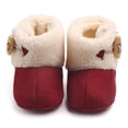thumbnail image 2 of Recién nacido bebé niño niñas invierno cálido piel nieve botas antideslizantes de cuna Prewalker 9-15Mes meses, 2 of 8