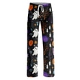 thumbnail image 4 of Pajama Pants Women - Retro Halloween Soft Breathable Sleep & Lounge Pants for Women, Comfy Casual Pj Pants Bottoms with Pockets, 4 of 5