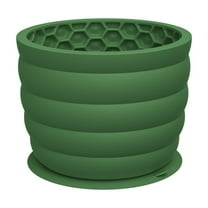 JoyMoreHome Cat Dog Slow Feeder Lick Bowl with Suction Cup, Honeycomb Cat Dog Bowl, Non-Slip Cylindrical Pet Licking Bowl for Pet Feed, BPA Free Silicone Bowl for Small to Large Cat Dog