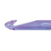 Crystalites Acrylic Crochet Hook 5.5""-Size M13/9mm