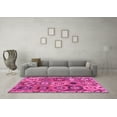thumbnail image 3 of Ahgly Company Indoor Rectangle Oriental Pink Modern Area Rugs, 7' x 10', 3 of 4