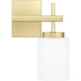 thumbnail image 6 of Wilburn 2-Light LED Bathroom Vanity Light in Satin Brass, 6 of 8