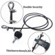 thumbnail image 4 of Cable de gimnasio de 2 m a 5 m, cuerda de alambre de acero resistente, piezas de repuesto para gimnasio en casa, accesorios de polea de cable de fitness, diámetro de 5 mm, ajustable, 2 m, 4 of 5