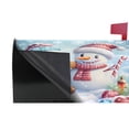 thumbnail image 4 of Ryvnso Mailbox Cover Magnetic Gingerbread Snowman Mailbox Wrap Large Size 25.5x21 Inch, 4 of 8