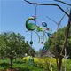 thumbnail image 1 of Campanas de viento de pavo real de vidrieras de metal decoración del hogar, verde, 47 * 25 cm ShuxiuWang 8390613407795, 1 of 1