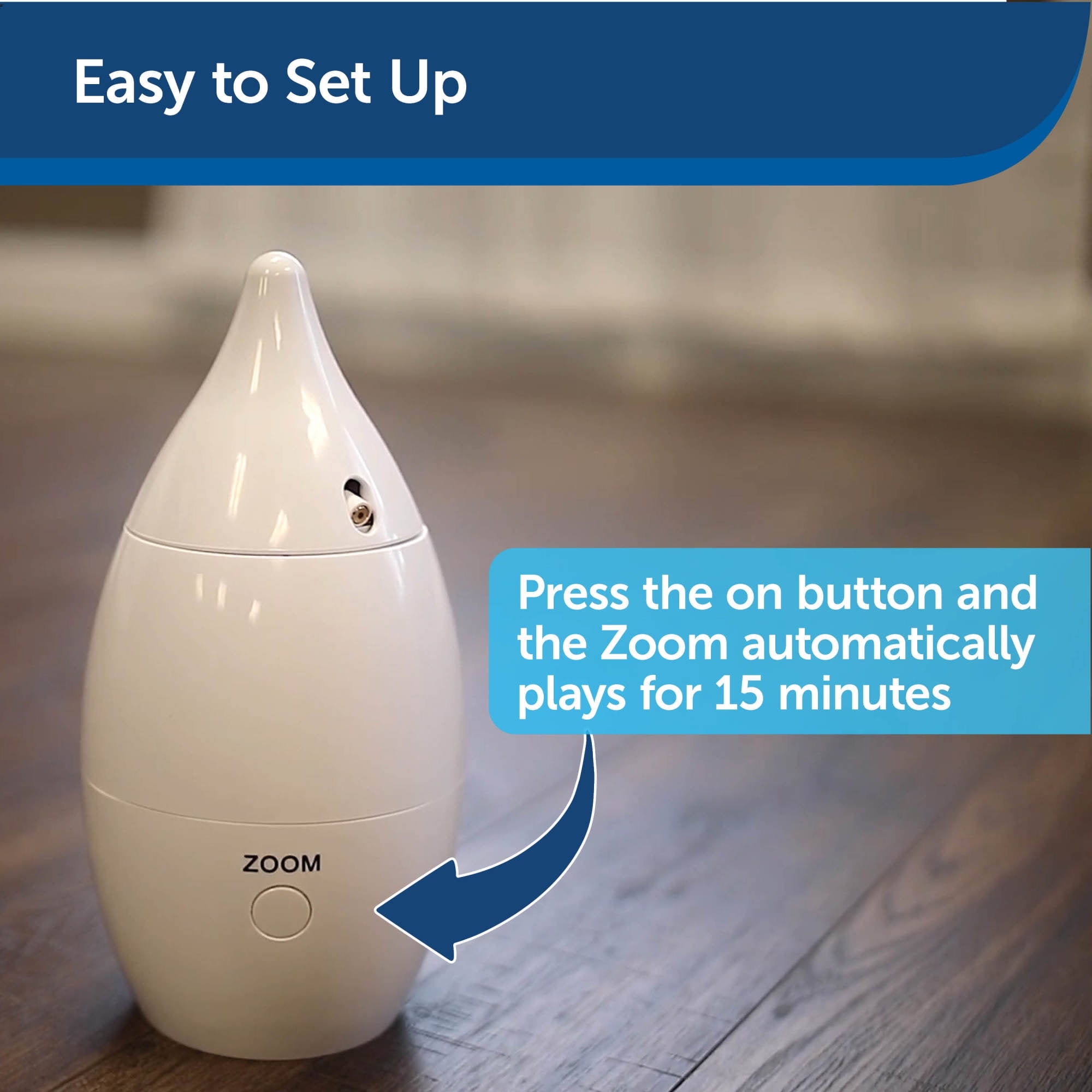PetSafe Zoom Rotating Laser Cat Toy  Includes 2 Interactive Laser Lights