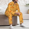 thumbnail image 7 of Disketp Honeycomb for Pajamas Set Long Sleeve Sleepwear Mens Button Down Nightwear Pj Sets-Medium, 7 of 7