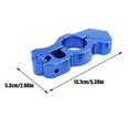 thumbnail image 4 of Empuñaduras de manillar de motocicleta, bloqueo antirrobo ajustable de alta resistencia para protección, color azul, 4 of 5