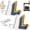 2PCS, variant on 2-Pack 7-Piece Alignment Guides Paper Craft Set with Storage Case, Color-Coded Precision Layering & Matting Spacers for Card Making and Scrapbooking, 90° Corner Rulers (1/16" to 1/2" Increments)