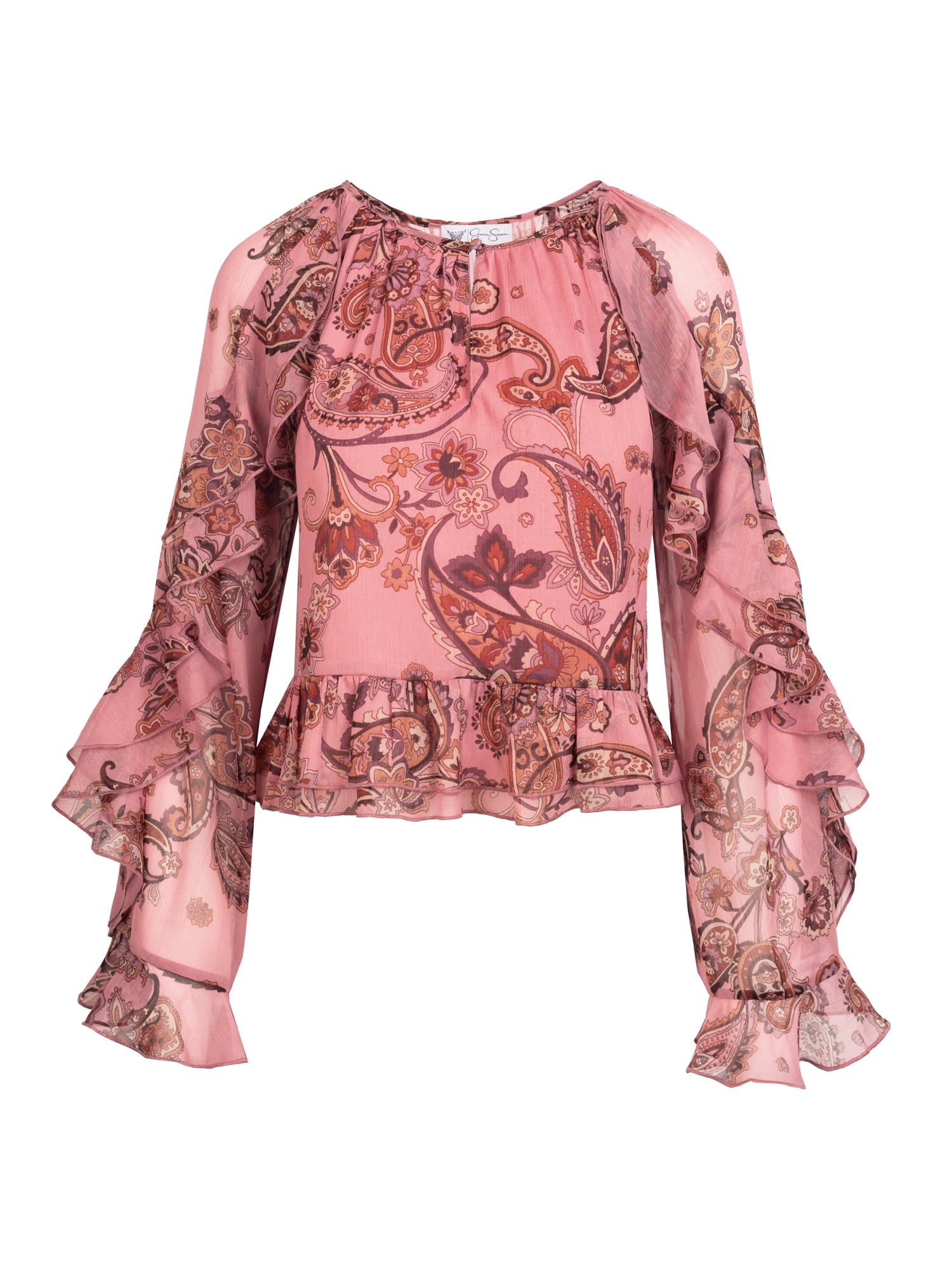 Jessica Simpson Women's Ella Ruffle Top, Sizes XS-XL