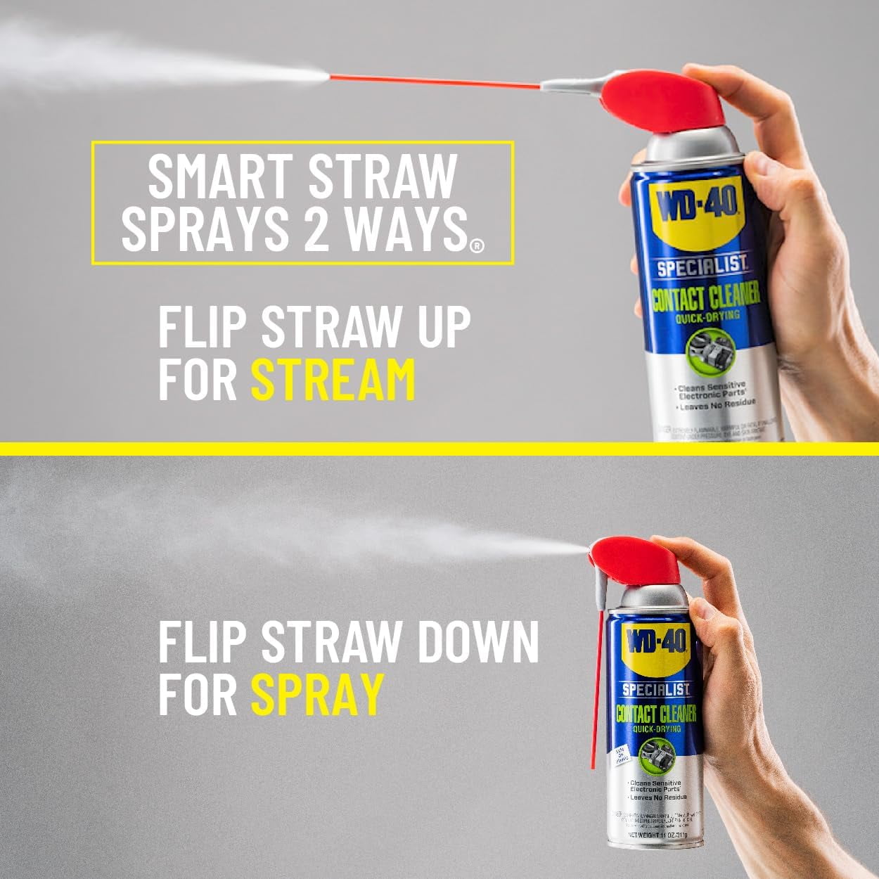 WD-40 Specialist Contact Cleaner, 11 oz, (2-Pack)