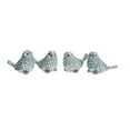 thumbnail image 3 of Transpac Silver Birds Christmas Figurines - Winter Birds - Set of 4, 3 of 3