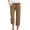 Brown, variant on Atogsazn Womens Wide Leg Capri Pants Summer High Waisted Pants Drawstring Casual Loose Trousers with Pockets White L