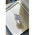 thumbnail image 4 of KRE Prime Women 2 Carat Moissanite 925 Sterling Silver Ring, 4 of 6