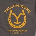 thumbnail image 3 of Yellowstone - Horseshoe Lockup - Men's Short Sleeve Graphic T-Shirt, 3 of 6