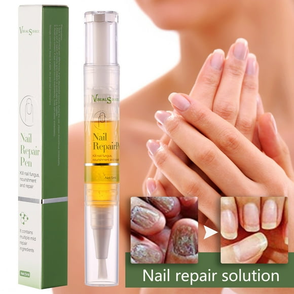 Deals of The Day Clearance! Nail Repair Oil Pen, Moisturizing Treatment for Damaged Nails, Nail Care and Repair Solution, 5ml