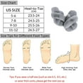 thumbnail image 5 of Women's Cross Band Slippers Soft Plush Furry Cozy Open Toe House Shoes Indoor Outdoor Faux Rabbit Fur Warm Comfy Slip On Breathable, 5 of 7