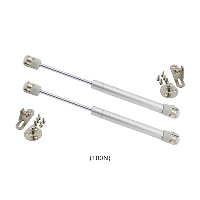 Bisagras para muebles, 2 uds., soporte hidráulico silencioso para elevador de puerta de muebles (100N)