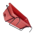thumbnail image 2 of QualitChoice Hanging Railing Planter Flower Pot Vase Basket Rectangular Flower Window Box Innovative Solution Balcony Railing Planter red, 2 of 6