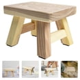thumbnail image 4 of SUTENGDA Small Wood Stool Wood Step Stool Children Stepping Stool Wood Furniture, 4 of 6