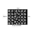 thumbnail image 1 of Papel tapiz de Año Nuevo para decoración de ventanas, pegatinas electrostáticas de copos de nieve con purpurina de Navidad, de 1 a 8 piezas, 1 of 4