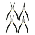 thumbnail image 5 of GAXIRE 4-Piece Multifunctional Spring Pliers Set, Black Steel Hand Tools for Repair, Fixing, Home and Workshop Use, 5 of 8