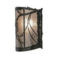 thumbnail image 5 of Meyda Tiffany 153525 Whispering Pines 10" Tall Wall Sconce - Bronze, 5 of 6