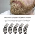 thumbnail image 2 of Cuentas de tubo para rastas elegantes 50 piezas cuentas para barba fáciles de usar mano de obra fina para collar ANGGREK Otros, 2 of 7