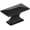 Black Finish, variant on Hickory Hardware P2151-MB 1.75 x 0.9375 in. Bungalow Collection Knob, Matte Black Finish