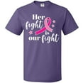 thumbnail image 3 of Inktastic Breast Cancer Awareness Her Fight is our fight T-Shirt, 3 of 5