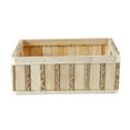 thumbnail image 2 of Caja de almacenamiento de madera Almacenamiento de cosméticos con asa Artículos para el hogar Bandejas de maquillaje Organización del, 2 of 9