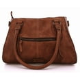 thumbnail image 6 of Bed Stu Women's Rocka Leather Satchel Bag Tan One Size, 6 of 6