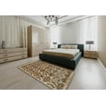 thumbnail image 4 of Ahgly Company Indoor Round Abstract Reddish Brown Abstract Area Rugs, 6' Round, 4 of 6