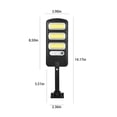 thumbnail image 3 of LSLJS Street Lights Outdoor,Solar Parking Lot Lights Security Motion Sensor for Garden, Street,Patio,Paths,Yard, Solar Light, 3 of 6