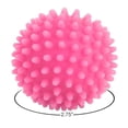thumbnail image 2 of 4 Pack Reusable Dryer Balls – 2.75" Pink Laundry Fabric Softener Alternative – Reduces Drying Time, Softens Clothes Naturally, Eco-Friendly, Chemical-Free, Reusable for 1000+ Loads, 2 of 4