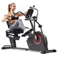 thumbnail image 1 of Sunny Health & Fitness Elite Recumbent Cross Trainer & Elliptical Machine with Arm Exercisers, Easy Adjust Seat, & Exclusive SunnyFit® App Enhanced Bluetooth Connectivity, Electromagnetic Resistance, 1 of 6