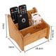 thumbnail image 5 of Soporte de control remoto de escritorio Mesa de café multifunción Organizador de almacenamiento de suministros de oficina, Almacenamiento de artículos diversos para el hogar de bambú, 5 of 5