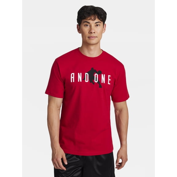 AND1 Men's and Big Men's Graphic T-Shirt, up to Size 5XL