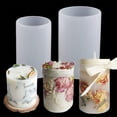 thumbnail image 1 of GFDYREE 2 Pack Moule Cylindrique Moule à Fleurs Décoration de Table Moule en Résine Moule à Bougie Rond Moule à Bougie Cylindrique 3D Moule à Chocolat Moule en Silicone pour Moule à Bougie en Résine Moule à Bougie Fait Main Cylinde, 1 of 7