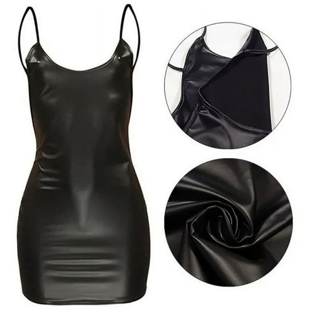 Vestidos de piel sintetica new arrivals